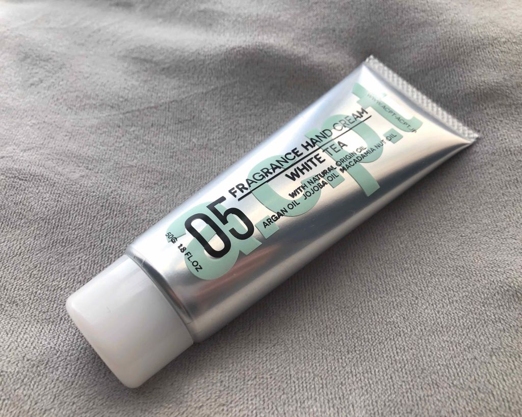 フレグランス　ハンドクリーム　05ホワイトティー/a.c.p.t/ハンドクリームを使ったクチコミ（1枚目）
