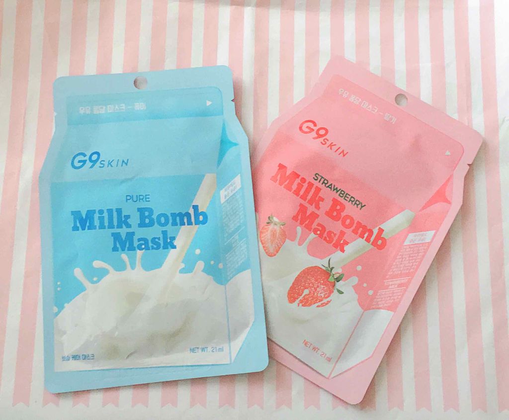 MILK BOMB MASK/G9SKIN/シートマスク・パックを使ったクチコミ(1枚目)