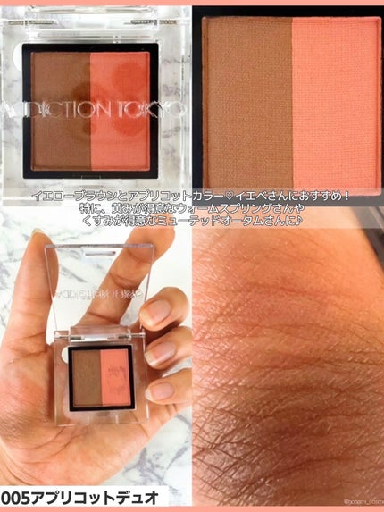 プレスド デュオ アイブロウ/ADDICTION/パウダーアイブロウを使ったクチコミ(6枚目)