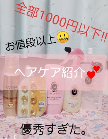 今回は、All1000円以下!!で、褒められる髪になれる 💕
私のリアルなヘアケアを紹介します🍭






紹介するヘアケアグッズたち♡

        ①エリッ プス
  
        ②パン