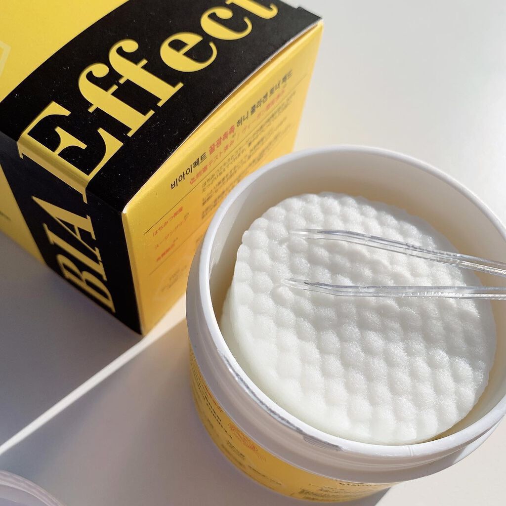 はちみつコラーゲントナーパッド/BIA Effect/トナーパッドを使ったクチコミ（1枚目）