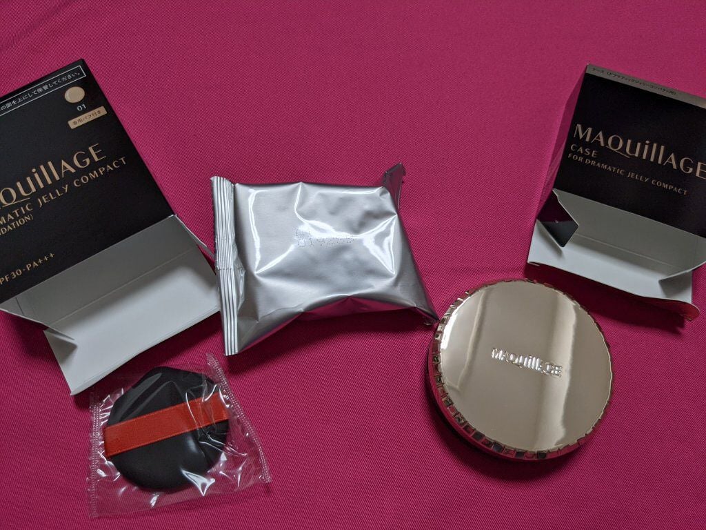 ドラマティックジェリーコンパクト/マキアージュ/クッションファンデーションを使ったクチコミ(1枚目)
