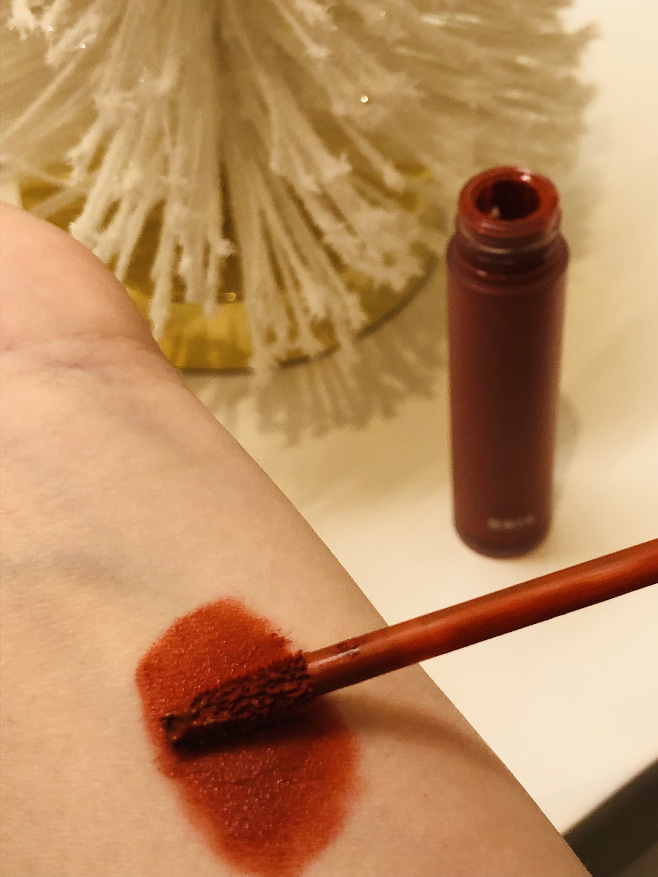 ラストベルベットティント V12 スウィートボス/BBIA/リップティントを使ったクチコミ（1枚目）