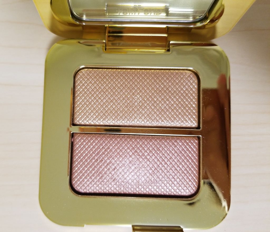 シアーハイライティングデュオ/TOM FORD BEAUTY/パウダーハイライトを使ったクチコミ（1枚目）