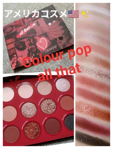 All that アイシャドウパレット/ColourPop/アイシャドウパレットを使ったクチコミ（1枚目）