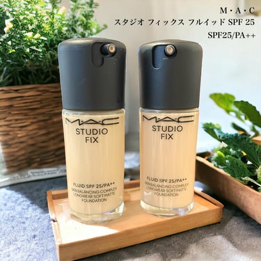 M・A・C スタジオ フィックス フルイッド SPF 25のクチコミ「ハイカバーほわマットファンデ
────────────
M・A・C
スタジオ フィックス フル.....」（2枚目）