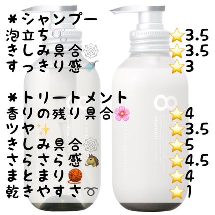 クレンジングリペア&スムース 美容液シャンプー/スムースリペア&アクアセラム 美容液トリートメント/エイトザタラソ/市販シャンプーを使ったクチコミ(2枚目)