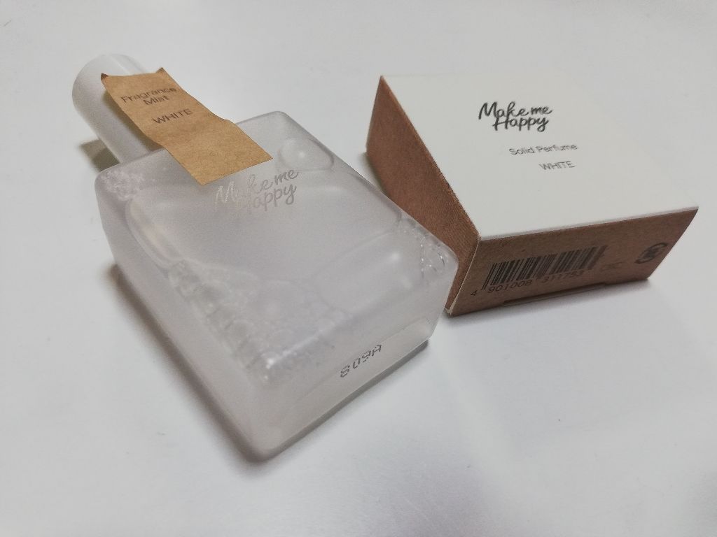 メイクミーハッピー ソリッドパフューム WHITE/キャンメイク/練り香水を使ったクチコミ（1枚目）