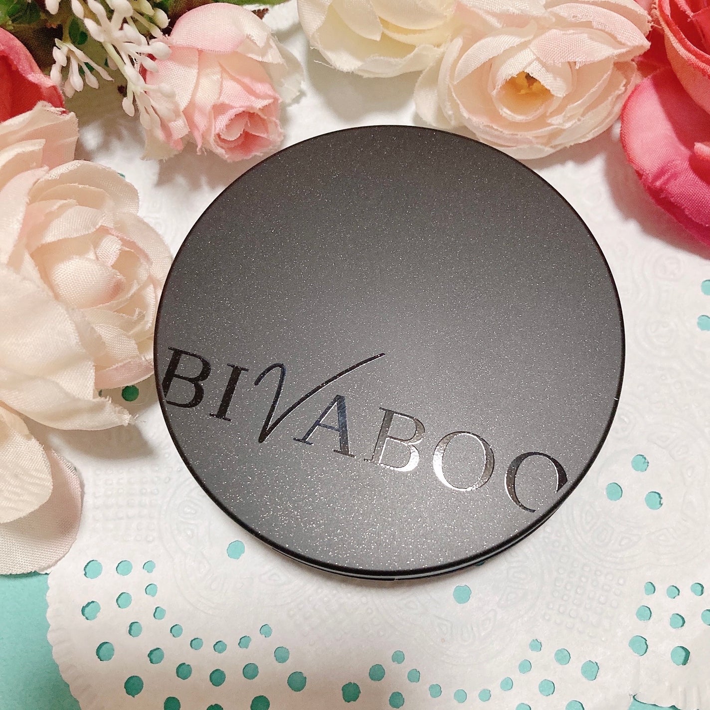 ベルベットジュエルクッション/BIVABOO/クッションファンデーションを使ったクチコミ(2枚目)