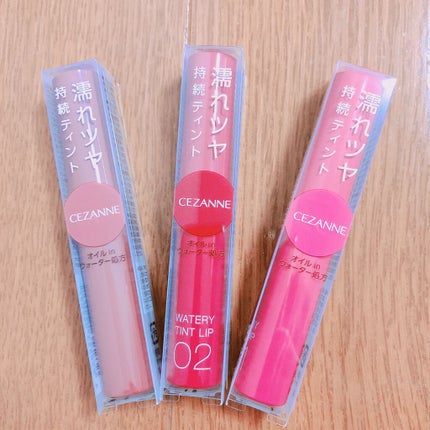 ウォータリーティントリップ/CEZANNE/リップティントを使ったクチコミ(1枚目)