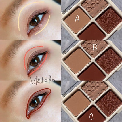 ザ ヘリテージ シャドウパレット/MERZY/アイシャドウパレットを使ったクチコミ(4枚目)