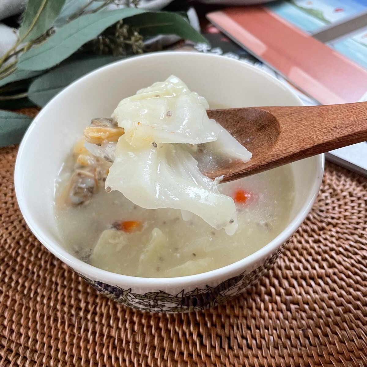 もち麦スープ/ラコックマルシェ/低糖質食品を使ったクチコミ(1枚目)