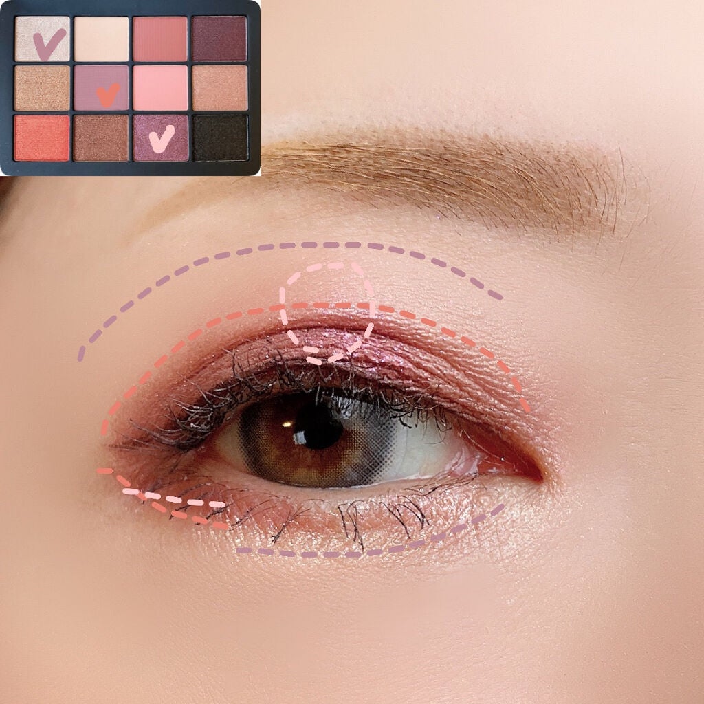 エクストリームエフェクト アイシャドーパレット/NARS/アイシャドウパレットを使ったクチコミ(3枚目)