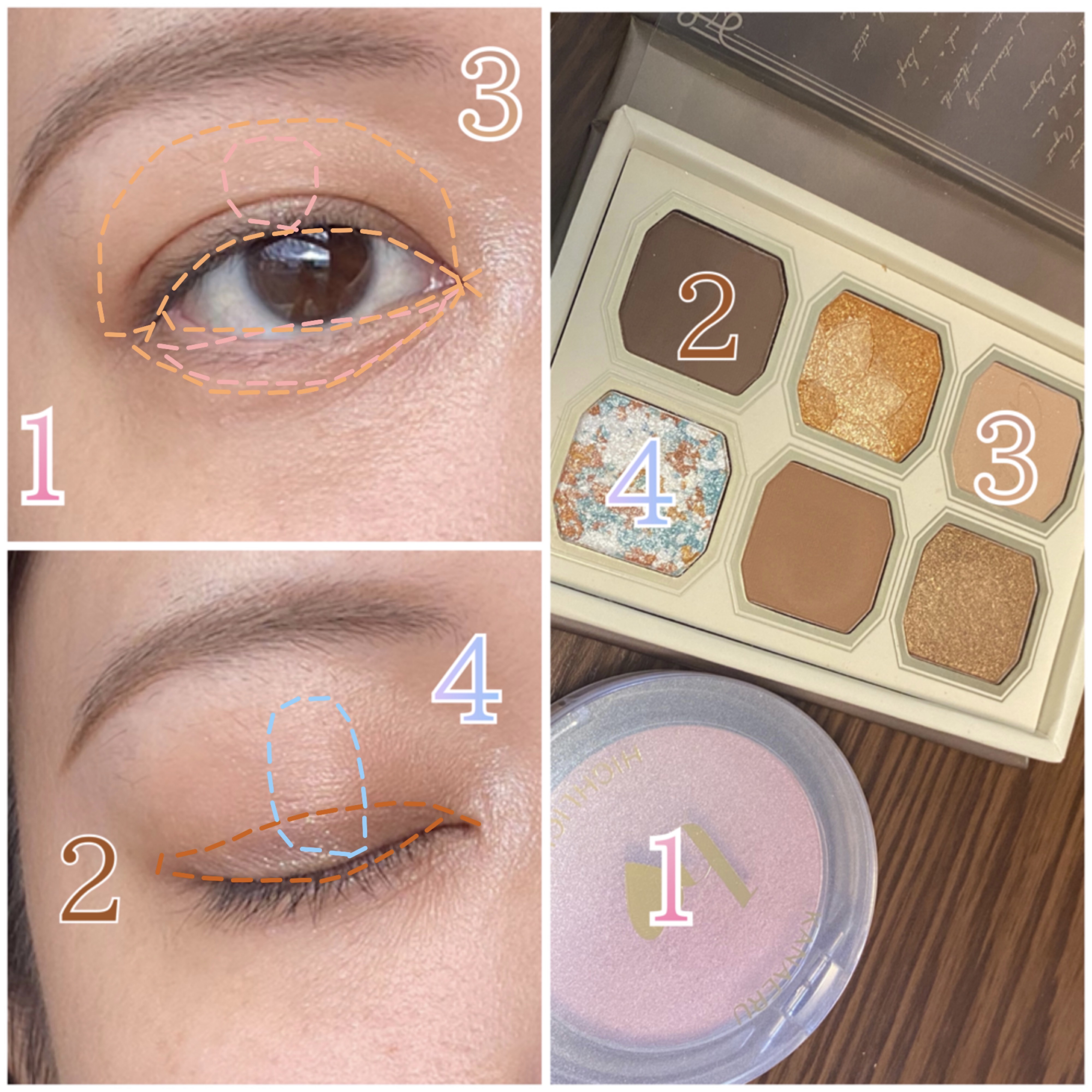 絵画アイシャドウパレット 11 ひまわり/MilleFée/アイシャドウパレットを使ったクチコミ（3枚目）