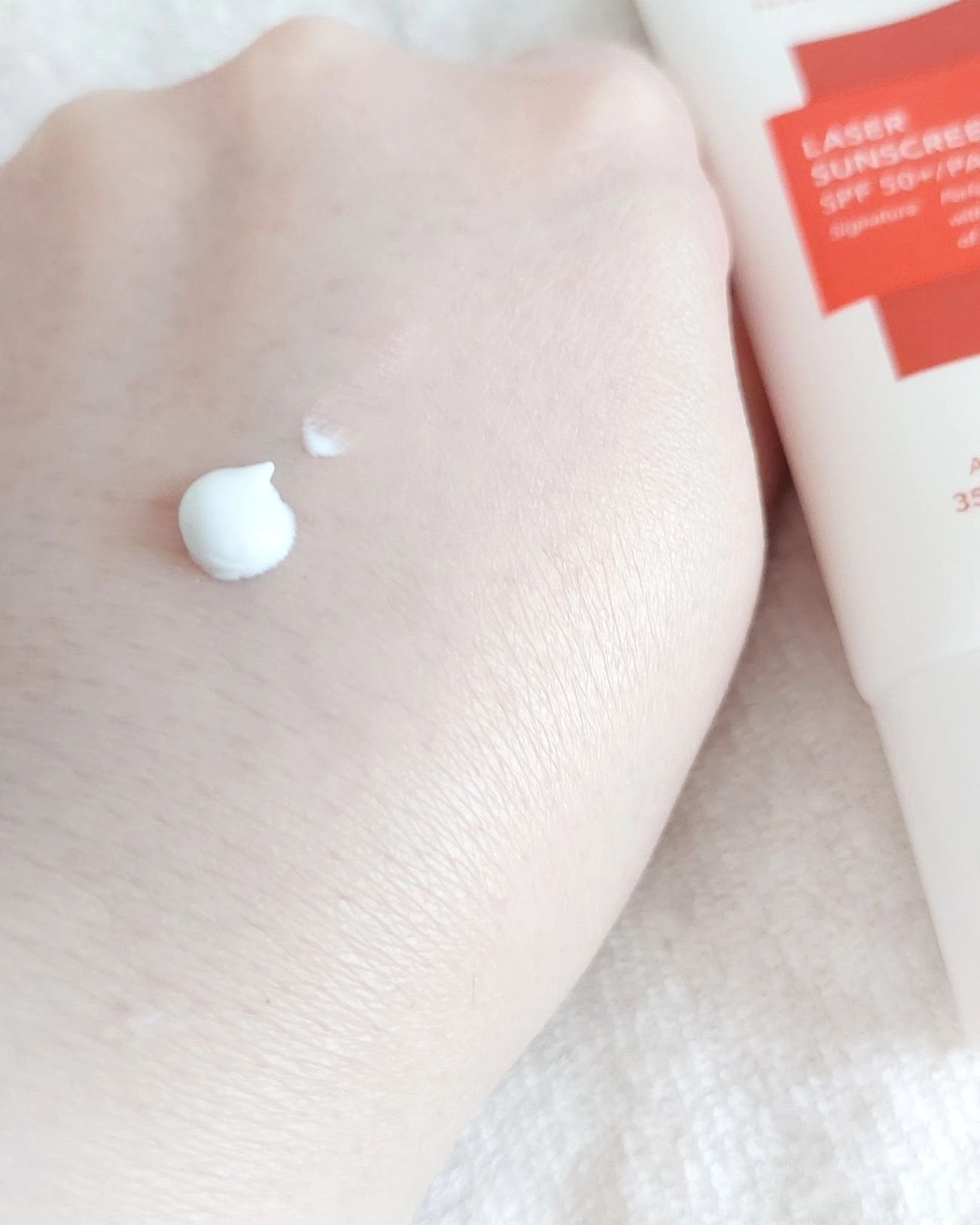 レーザーサンスクリーン 100/Cell Fusion C(セルフュージョンシー)/日焼け止めクリームを使ったクチコミ(7枚目)