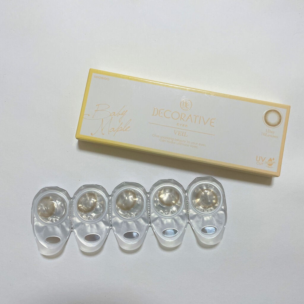 デコラティブアイズ ヴェール/Decorative Eyes/カラーコンタクトレンズを使ったクチコミ(3枚目)