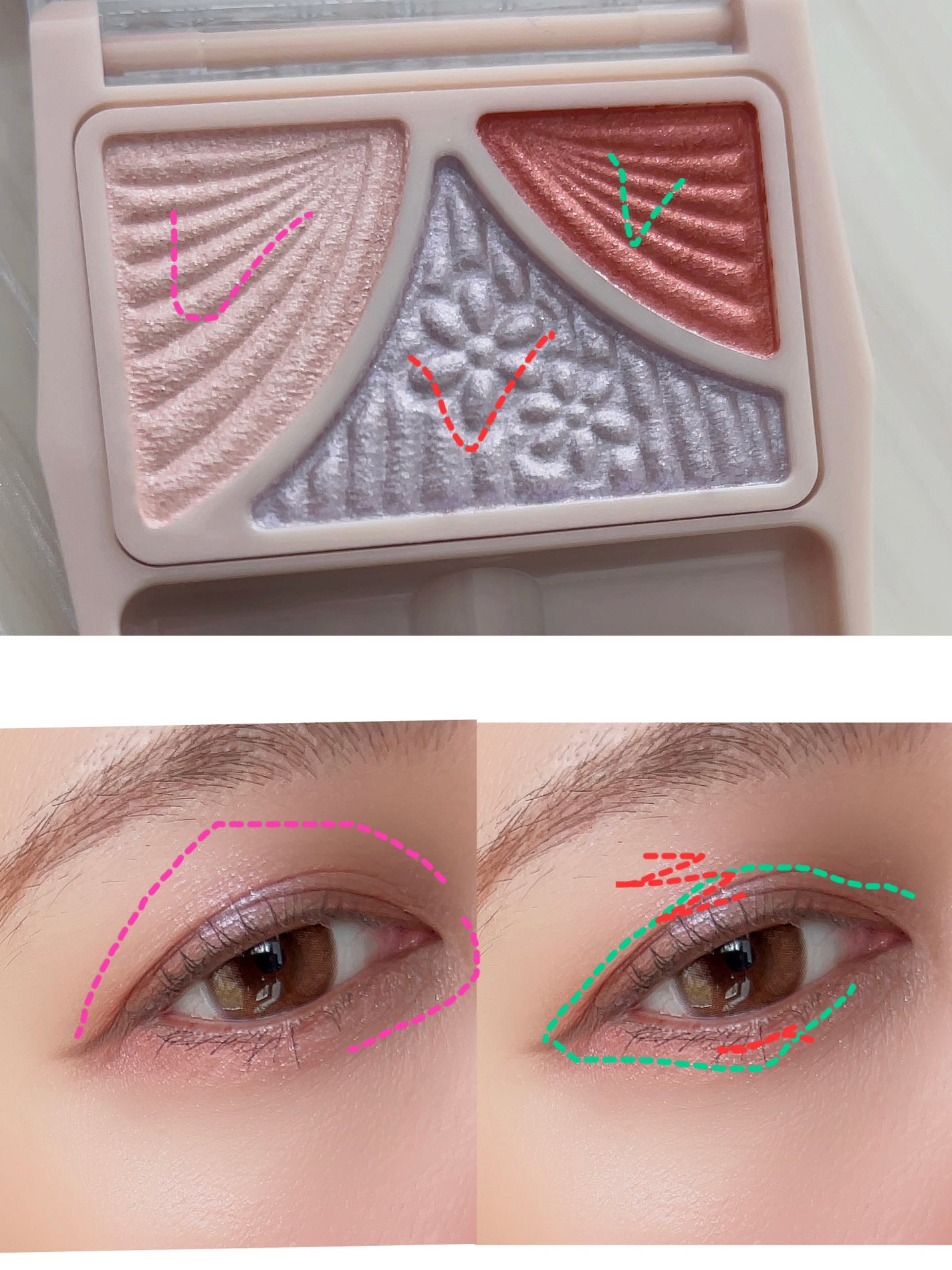 ジューシーピュアアイズ/キャンメイク/アイシャドウパレットを使ったクチコミ(4枚目)