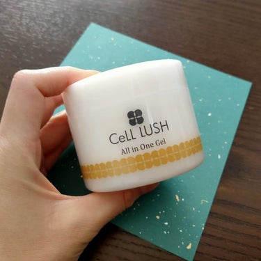 セルラッシュ オールインワンゲルのクチコミ「＜CELL LUSH＞を愛用中♪

ヒト幹細胞配合シリーズのセルラッシュから、

オールマイテ.....」（2枚目）