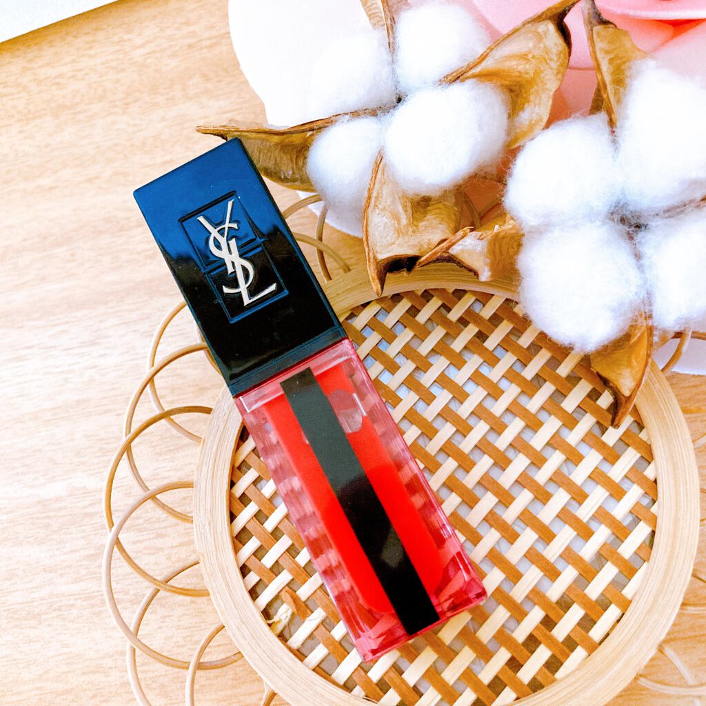 ルージュ ピュールクチュール ヴェルニ ウォーターステイン 609 サブマージド コーラル/YVES SAINT LAURENT BEAUTE/口紅を使ったクチコミ（1枚目）