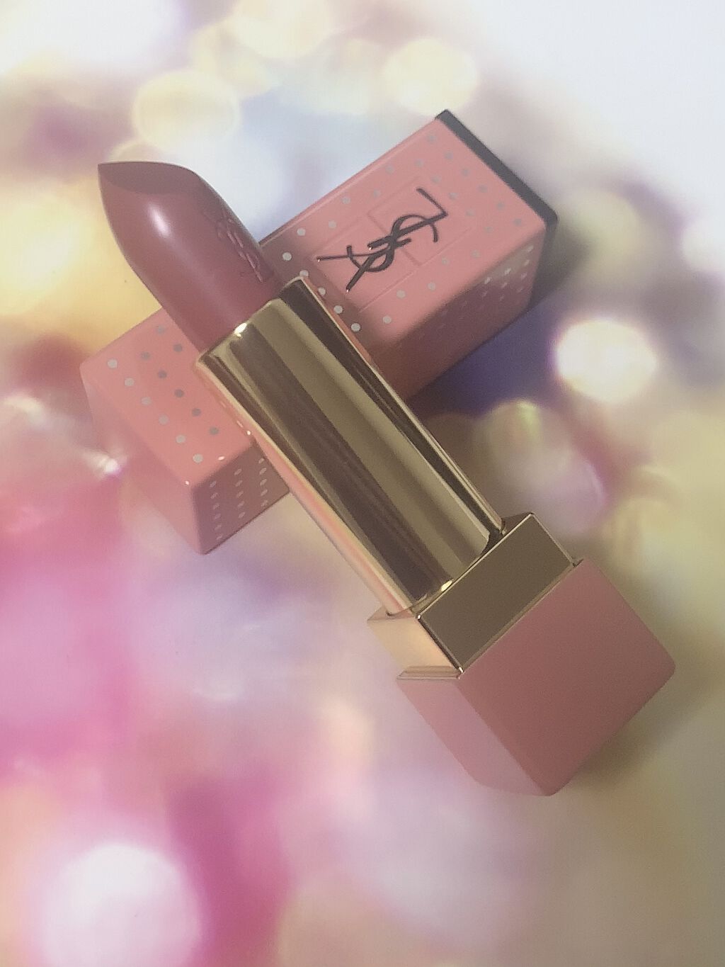 <旧>ルージュ ピュールクチュール <コレクター>No.9 ロゼ スティレット/YVES SAINT LAURENT BEAUTE/口紅を使ったクチコミ（2枚目）