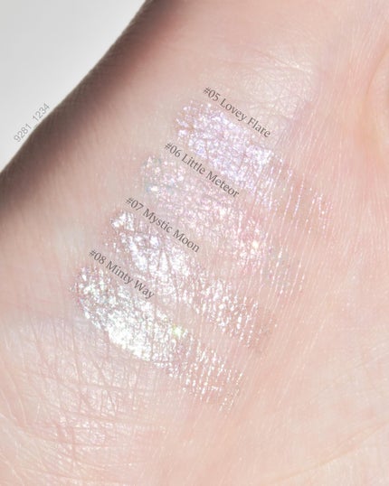 リキッド グリッター シャドウ/rom&nd/グリッターを使ったクチコミ(4枚目)