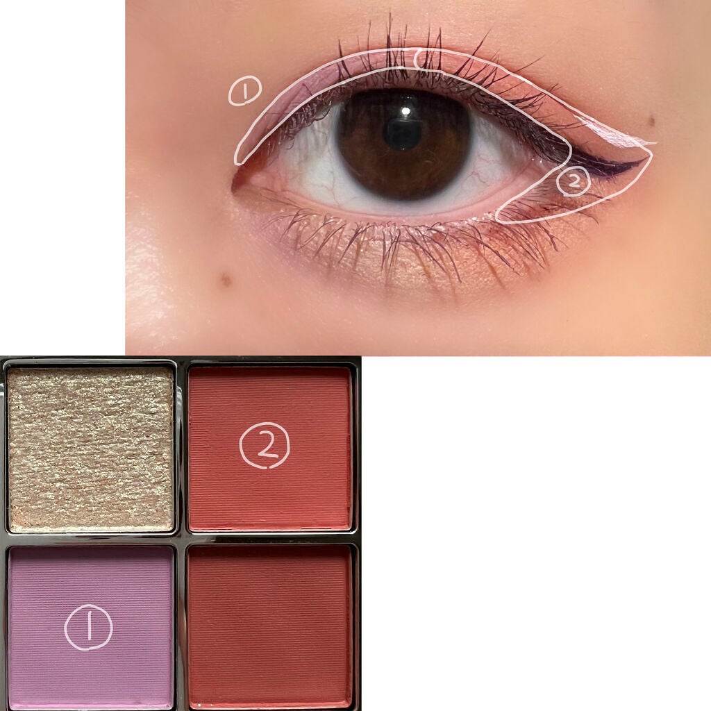 アイランドアドベンチャー4アイシャドウ/HEXZE(ヘックスゼ)/アイシャドウパレットを使ったクチコミ(3枚目)