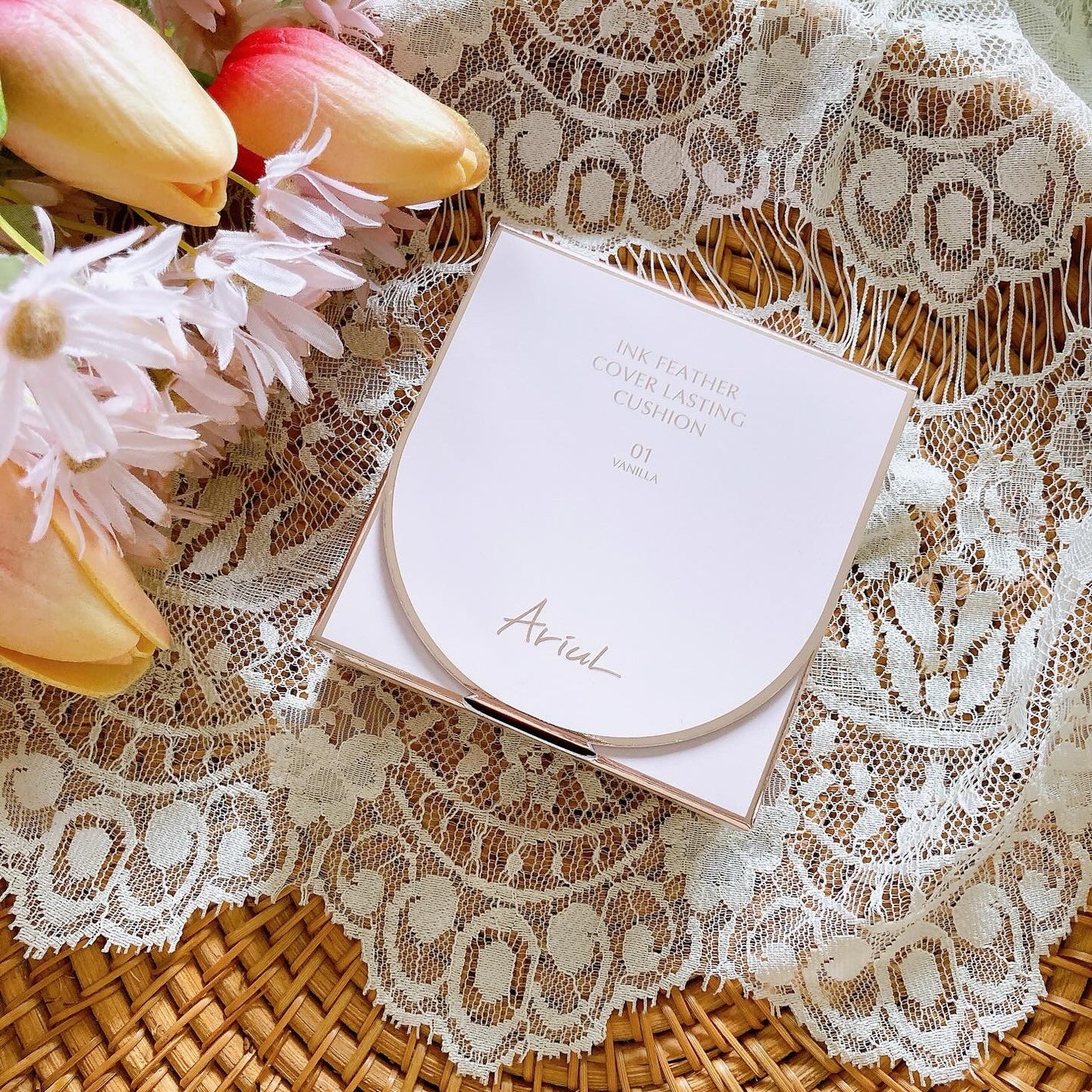 アリウル インクフェザーカバーラスティングクッション/Ariul/クッションファンデーションを使ったクチコミ(8枚目)