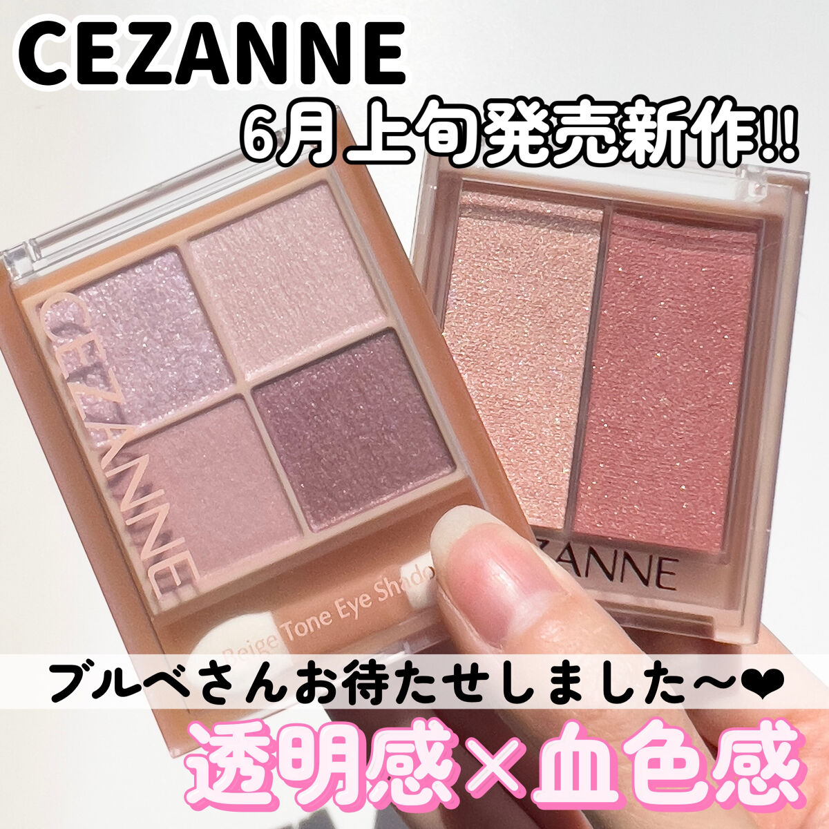 ベージュトーンアイシャドウ/CEZANNE/アイシャドウパレットを使ったクチコミ（1枚目）
