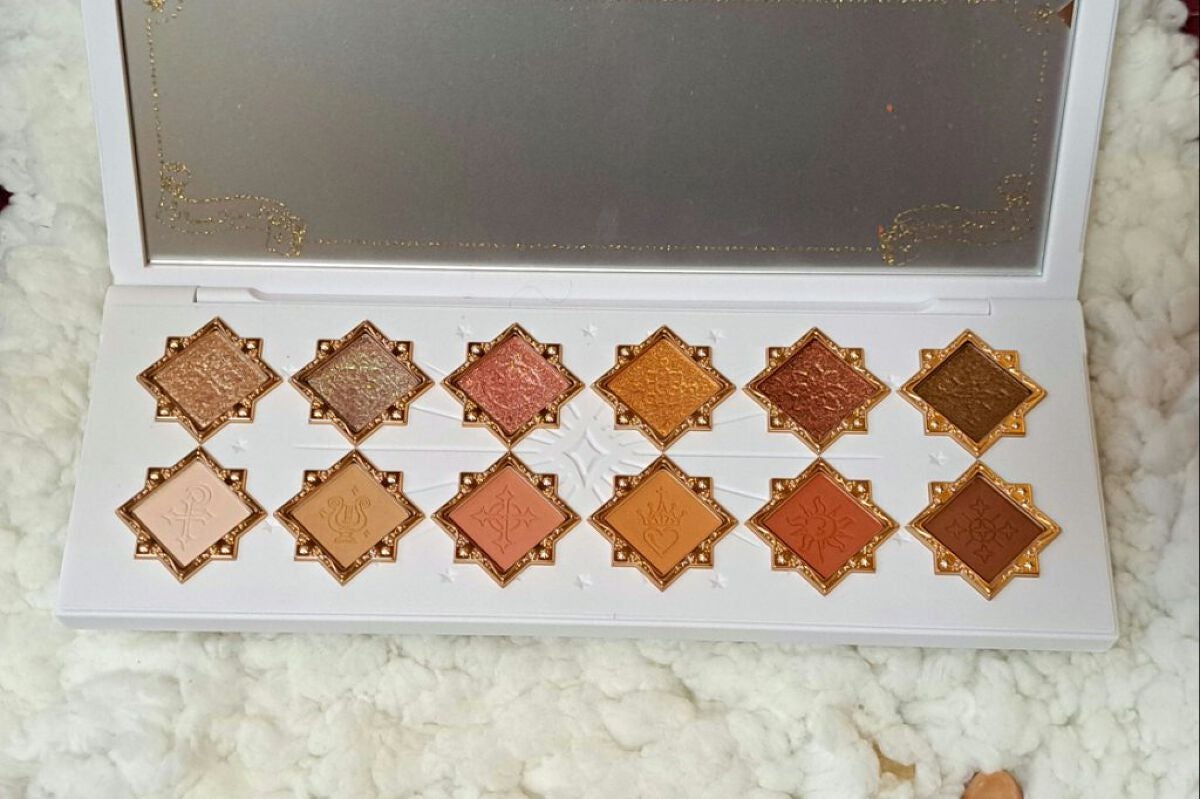 リトルエンジェル12色アイシャドウパレット/FlowerKnows/アイシャドウパレットを使ったクチコミ(4枚目)