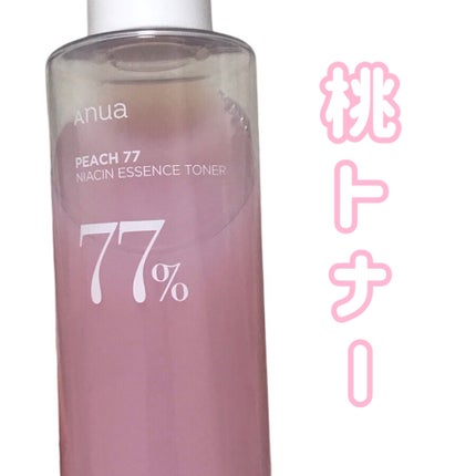 桃77%ナイアシンエッセンストナー 250ml/Anua/化粧水を使ったクチコミ(1枚目)