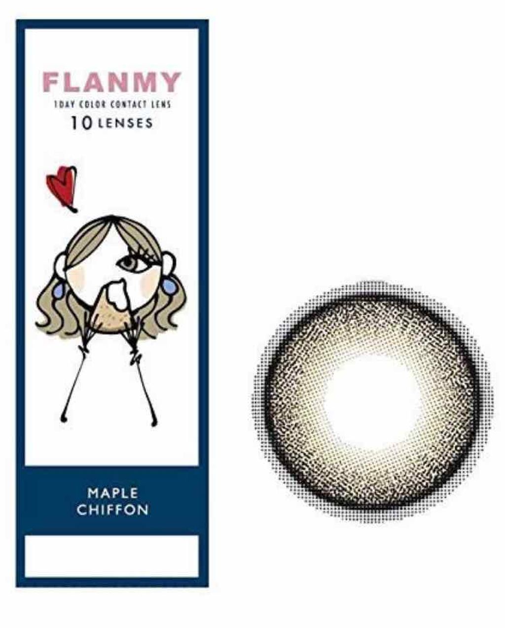 FLANMY 1day/FLANMY/ワンデー（１DAY）カラコンを使ったクチコミ（1枚目）