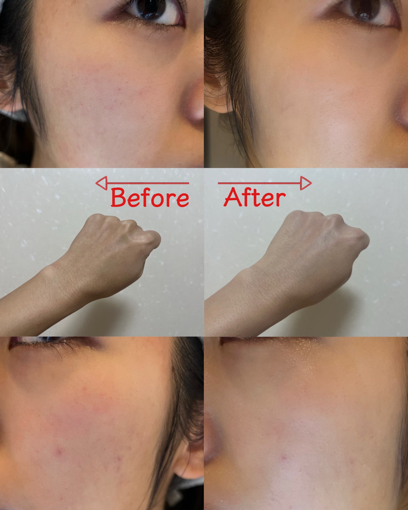 ホワイトニングドレストーンアップクリーム/COSNORI/化粧下地を使ったクチコミ(3枚目)