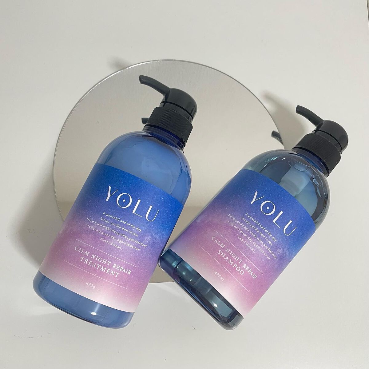 カームナイトリペアシャンプー／トリートメント/YOLU/市販シャンプーを使ったクチコミ（1枚目）