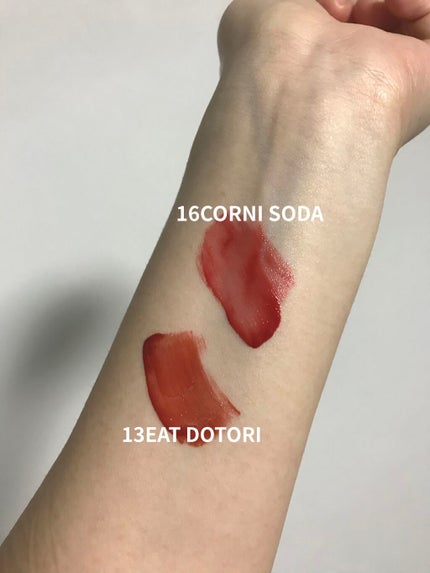 ジューシーラスティングティント/rom&nd/リップティントを使ったクチコミ(2枚目)