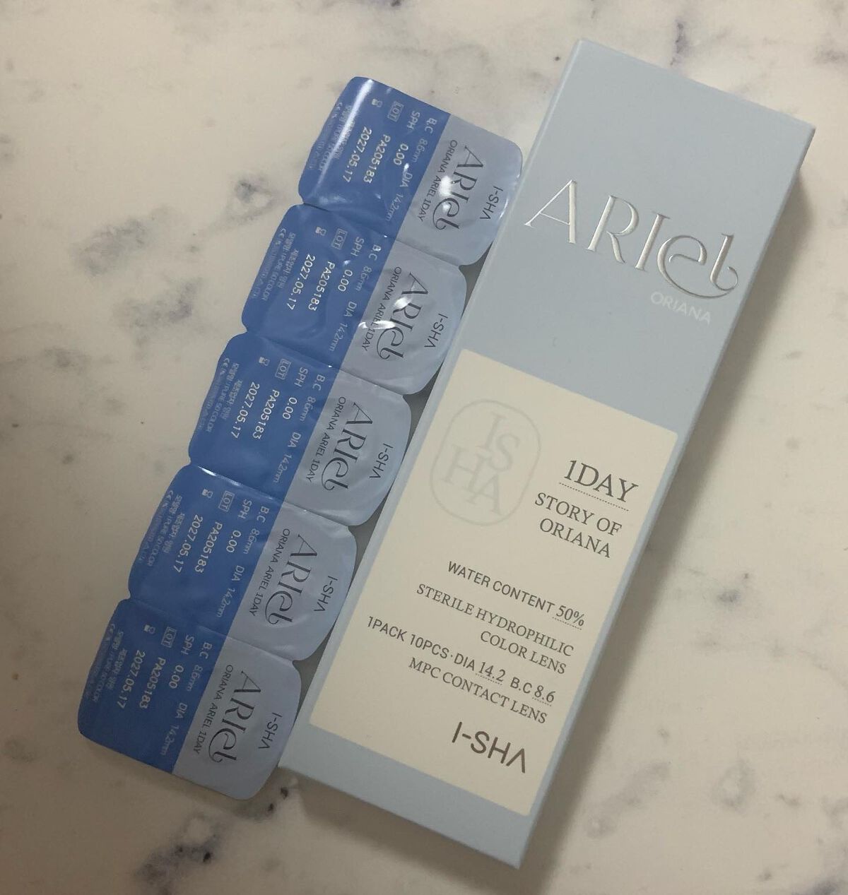 ARiel/i-sha/カラーコンタクトレンズを使ったクチコミ(2枚目)