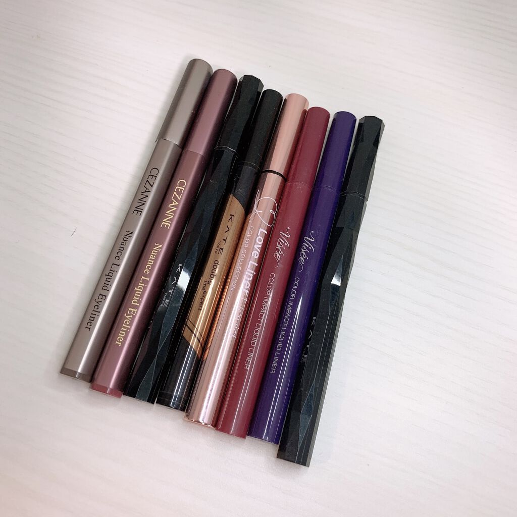 ニュアンスリキッドアイライナー/CEZANNE/リキッドアイライナーを使ったクチコミ（1枚目）