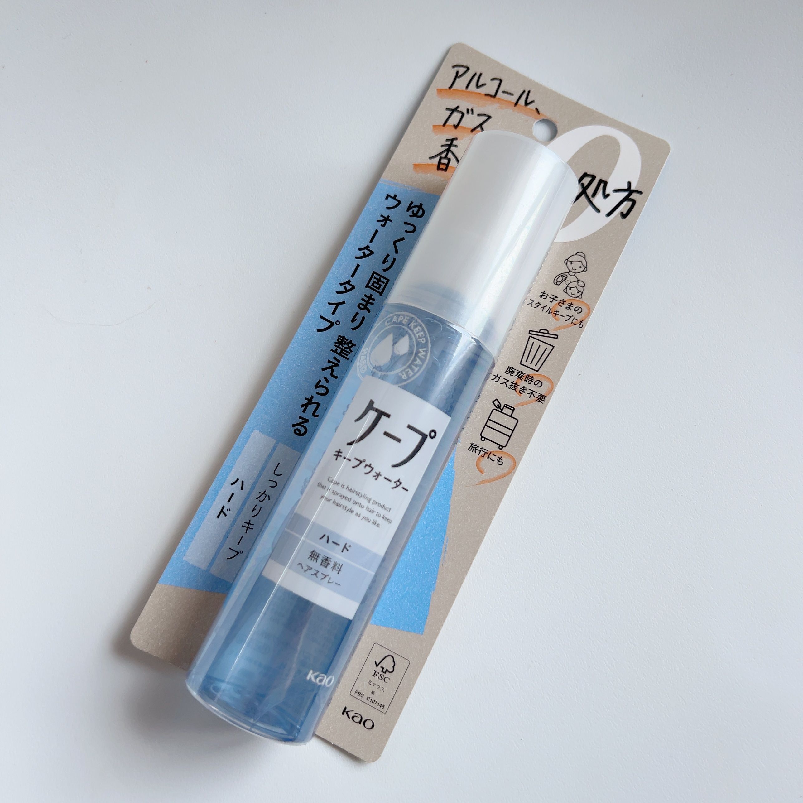 ケープ キープウォーター ハード <無香料>/ケープ/ヘアスプレーを使ったクチコミ（1枚目）