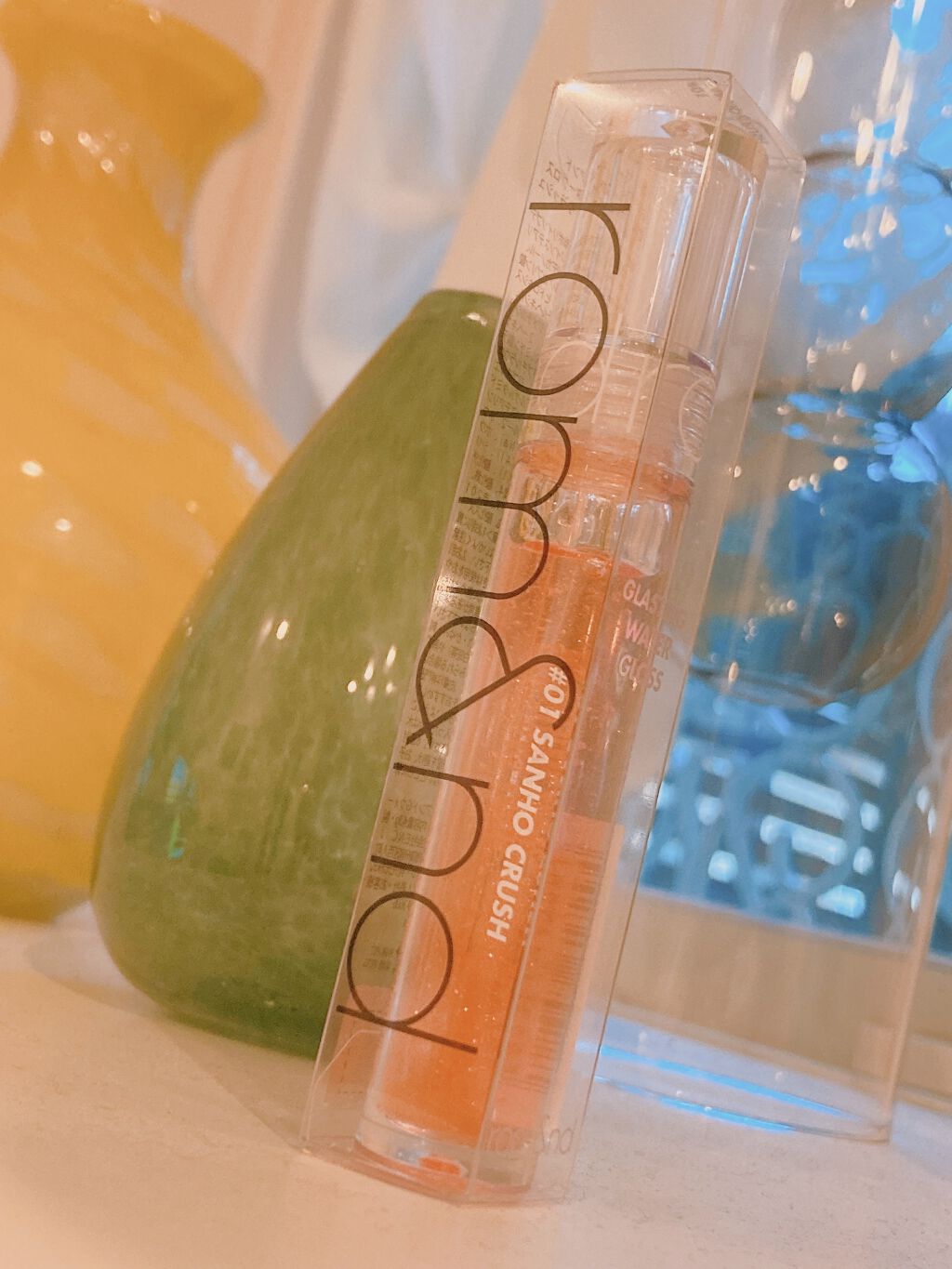 グラスティングウォーターグロス/rom&nd/リップグロスを使ったクチコミ(1枚目)