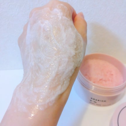 Q+Me スウィート ボム タラソ スクラブ/AGARISM/バスト・ヒップケアを使ったクチコミ(5枚目)