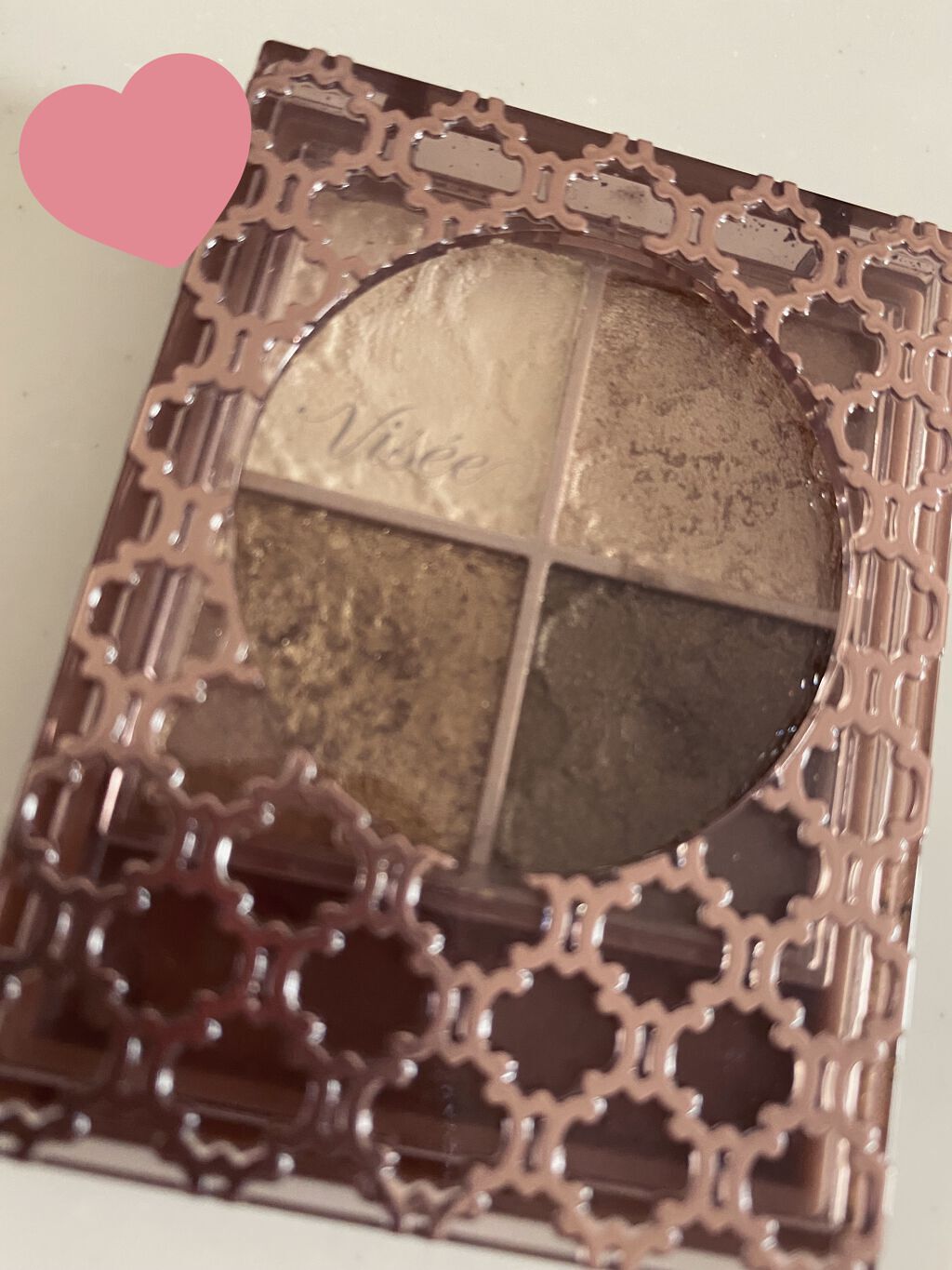 グロッシーリッチ アイズ N BE-1 ライトベージュ系/Visée/アイシャドウパレットを使ったクチコミ（2枚目）