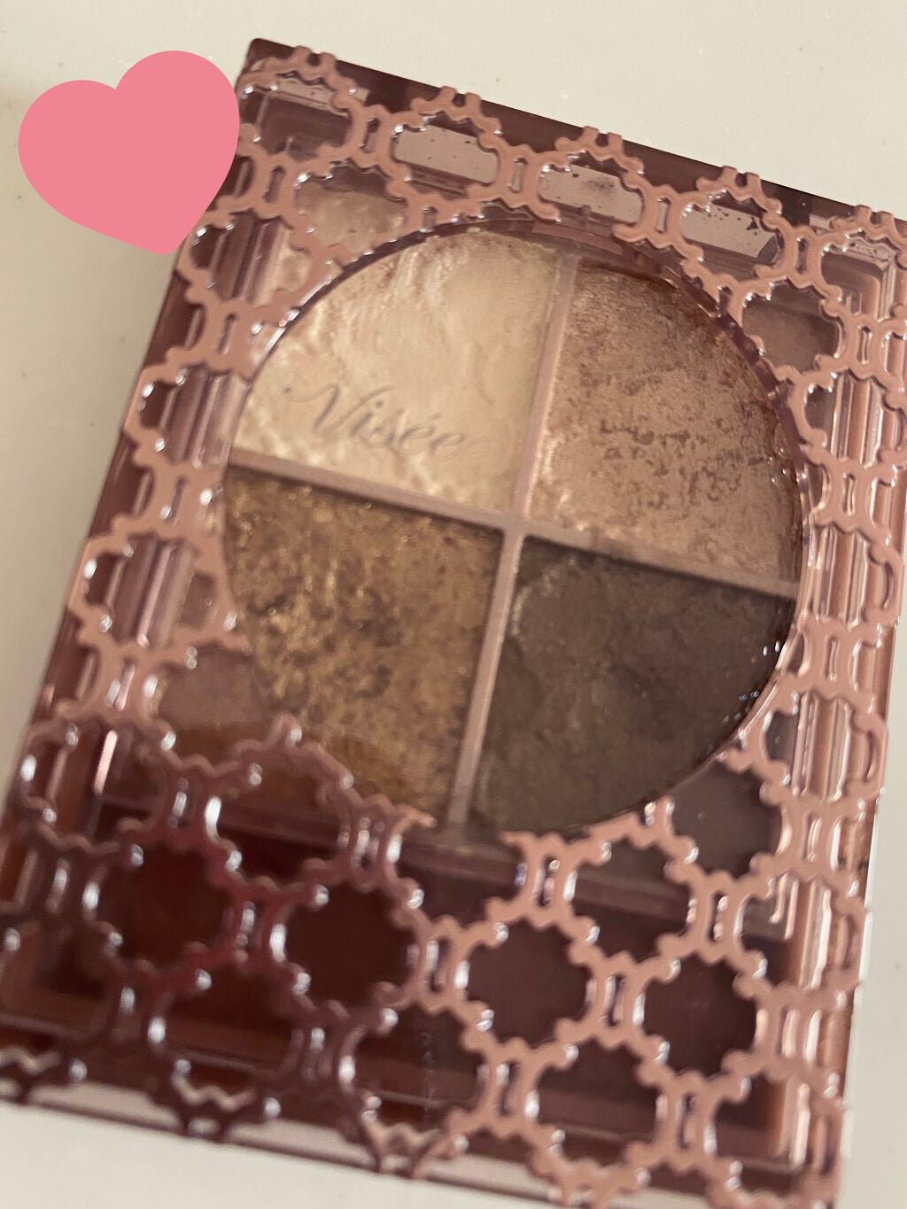 グロッシーリッチ アイズ N/Visée/アイシャドウパレットを使ったクチコミ(2枚目)