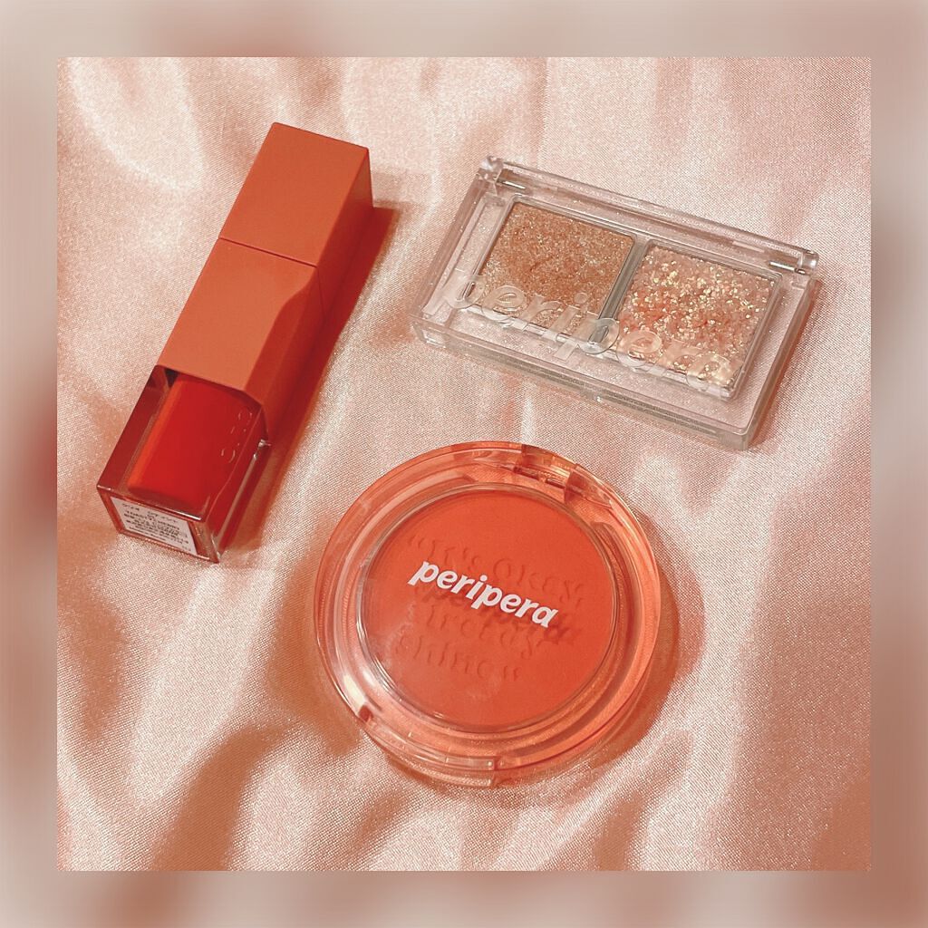 ピュア ブラッシュド サンシャイン チーク/PERIPERA/パウダーチークを使ったクチコミ(1枚目)