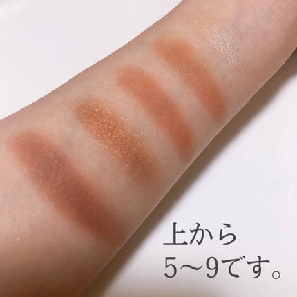 UR GLAM BLOOMING EYE COLOR PALETTE/U R GLAM/アイシャドウパレットを使ったクチコミ(4枚目)