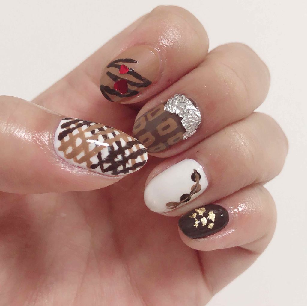 ネイルホリック リミテッドコレクション 04 CHOCOLATE COLORS/ネイルホリック/マニキュアを使ったクチコミ（3枚目）