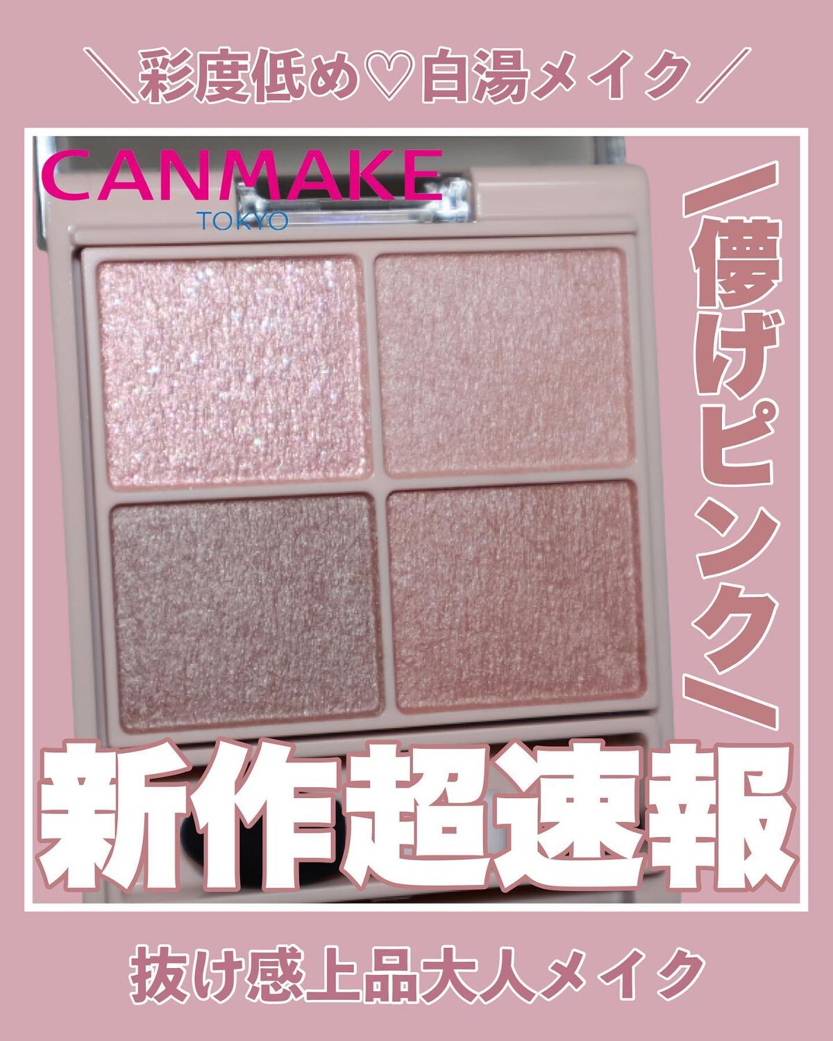 シルキースフレアイズ（マットタイプ）/キャンメイク/アイシャドウパレットを使ったクチコミ（1枚目）