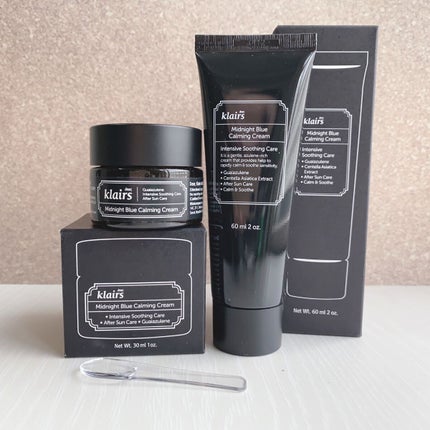 ミッドナイトブルーカーミングクリーム/Klairs/フェイスクリームを使ったクチコミ(1枚目)