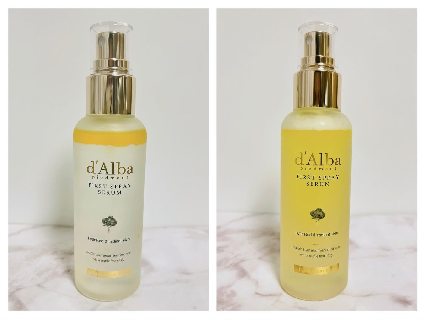 ダルバ ホワイトトリュフファーストスプレーセラム/ダルバ/ミスト状化粧水を使ったクチコミ(2枚目)