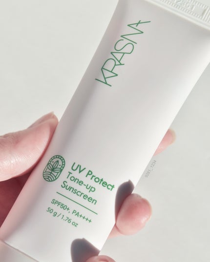 UVプロテクト トーンアップ サンスクリーン/KRASNA/日焼け止めクリームを使ったクチコミ(4枚目)