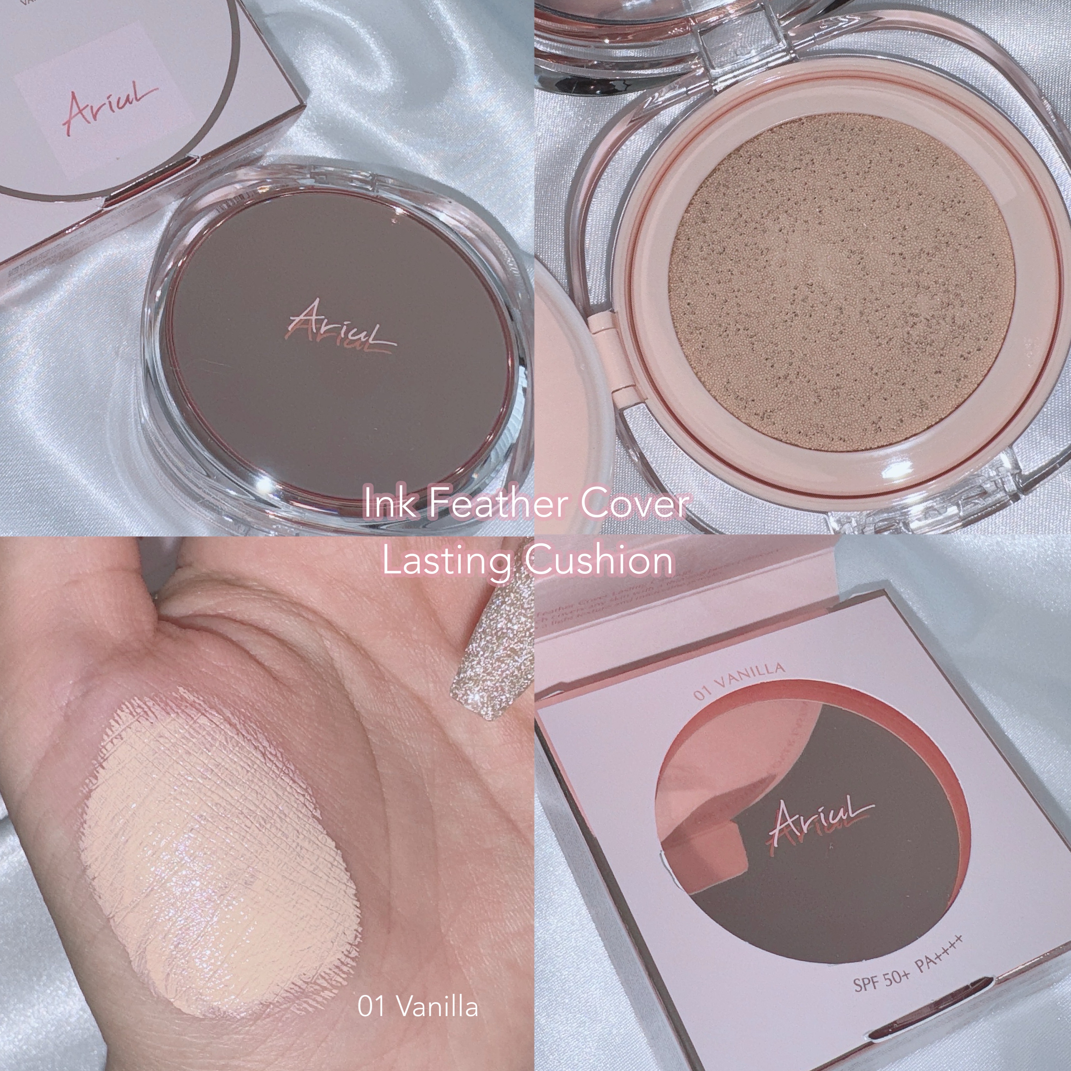 アリウル インクフェザーカバーラスティングクッション/Ariul/クッションファンデーションを使ったクチコミ（1枚目）
