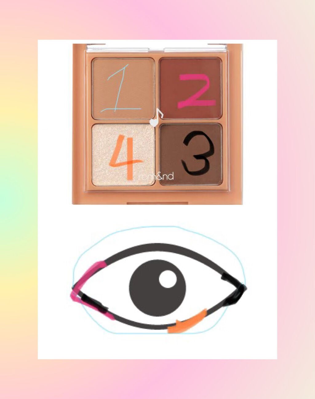 ベターザンアイズ ミュージックシリーズ/rom&nd/アイシャドウパレットを使ったクチコミ(1枚目)